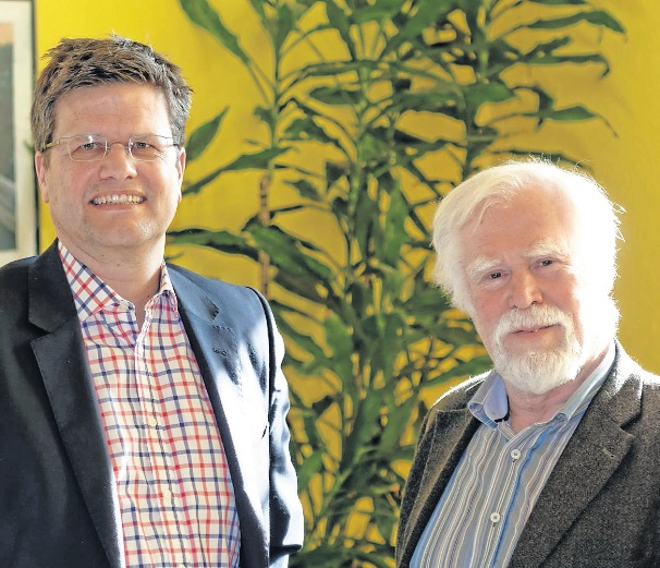 Mark Barjenbruch, Vorsitzender der Kassenärztlichen Vereinigung Niedersachsen, zu Gast im MVZ Timmermann in Cuxhaven im Gespräch mit Jochen Timmermann über psychosomatische Medizin.